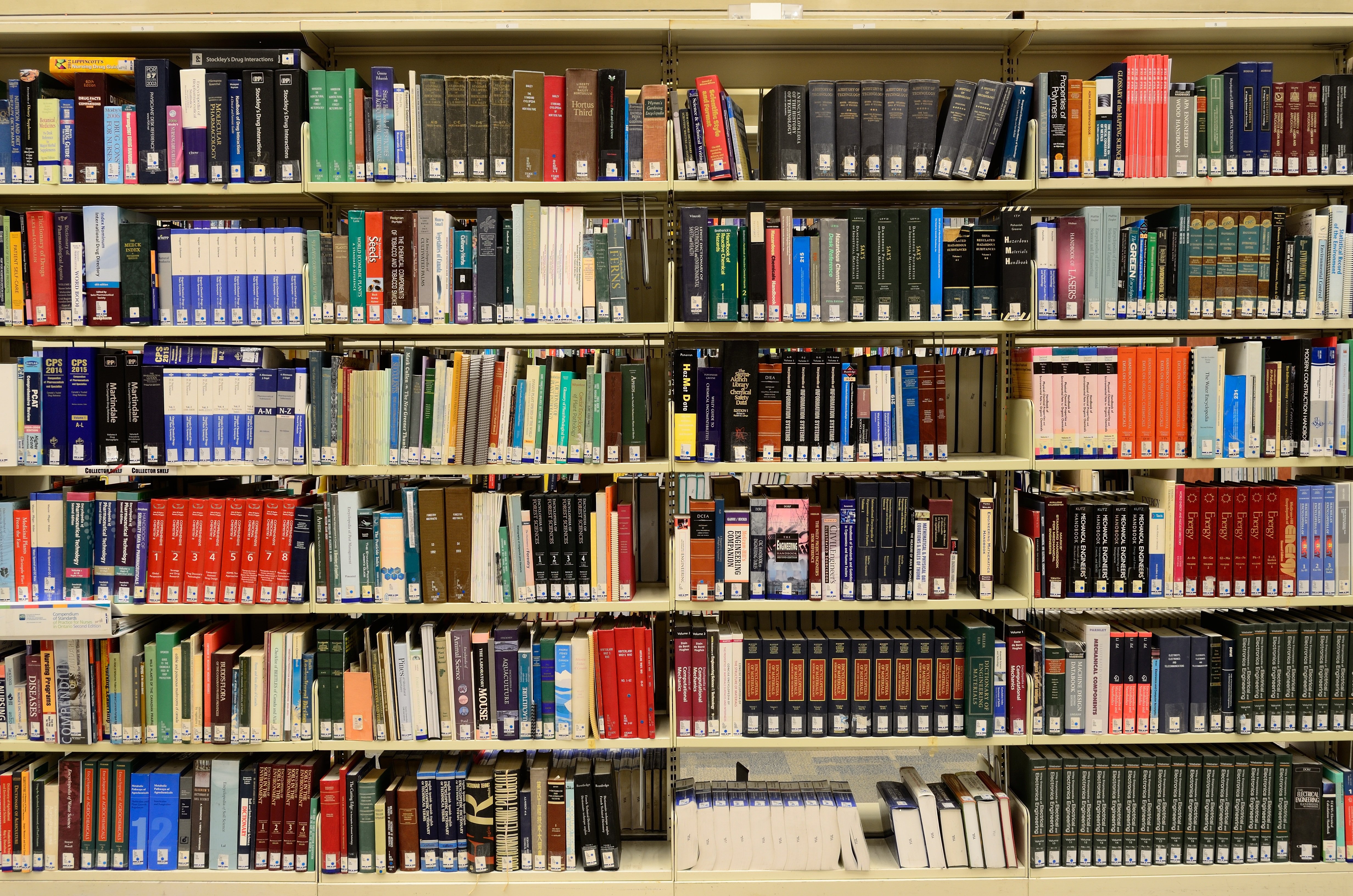 library shelf